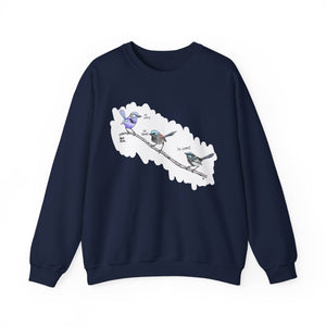 Trio of Fairywrens | Unisex Heavy Blend™ Crewneck Printify