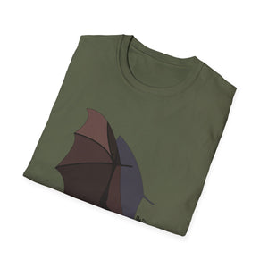 Spectacled Flying Fox (in flight) - Unisex Softstyle T-Shirt Printify