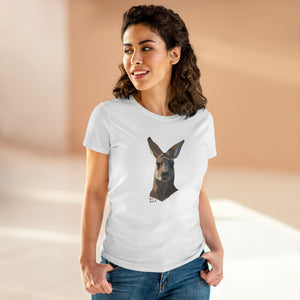 Eastern Grey Kangaroo - Women's Midweight Cotton Tee Printify