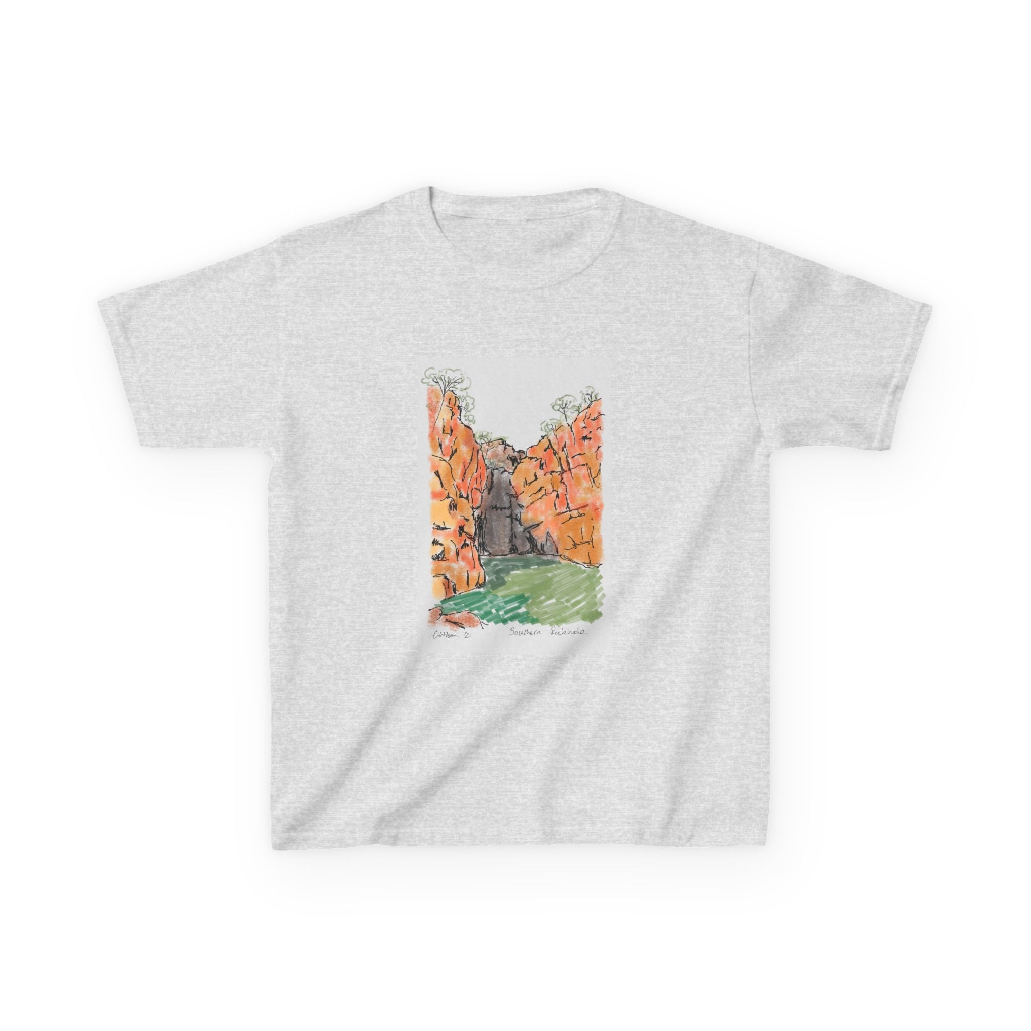 Southern Rockhole, Nitmiluk | Kids Heavy Cotton™ Tee Printify