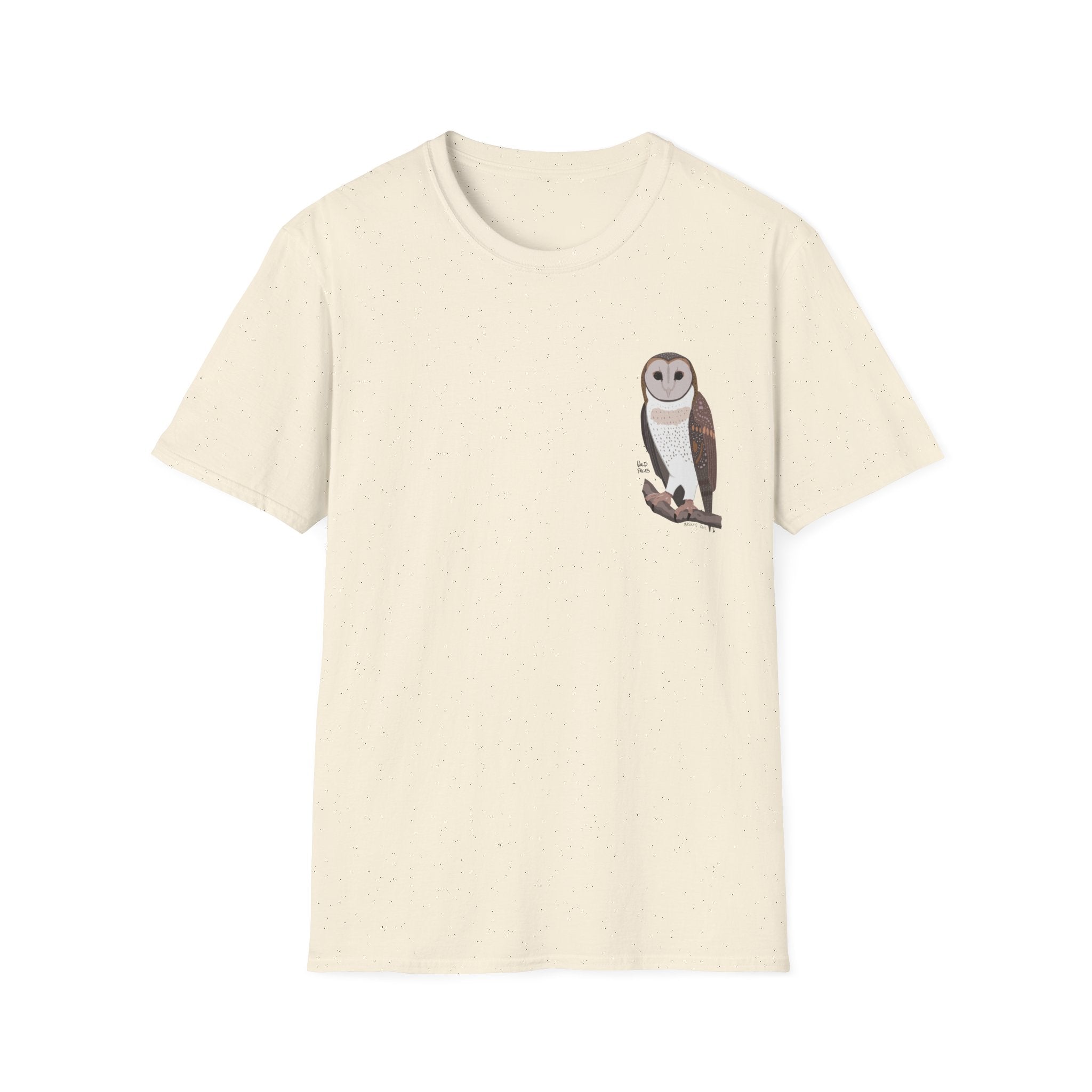Masked Owl - Small design - Unisex Softstyle T-Shirt