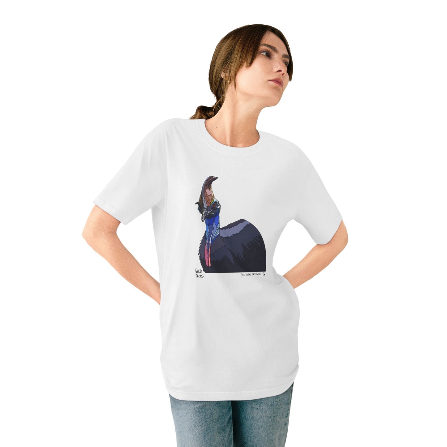 Southern Cassowary | Organic Staple T-shirt Printify