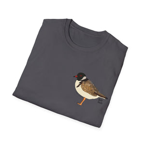 Hooded Plover - Small design - Unisex Softstyle T-Shirt Printify