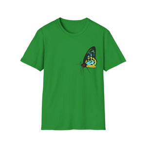 Birdwing Butterfly - Small design - Unisex Softstyle T-Shirt Printify