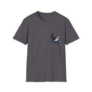 Blue-faced Honeyeater- Small design - Unisex Softstyle T-Shirt Printify