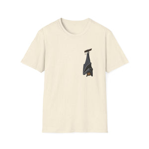 Spectacled Flying Fox - Small design - Unisex Softstyle T-Shirt Printify