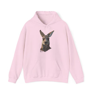Eastern Grey Kangaroo | Unisex Heavy Blend™ Hooded Sweatshirt Printify