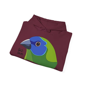 Blue-faced Parrotfinch | Unisex Heavy Blend™ Hooded Sweatshirt Printify