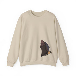 Spectacled Flying Fox (in flight) Sweatshirt | Unisex Heavy Blend™ Crewneck Printify