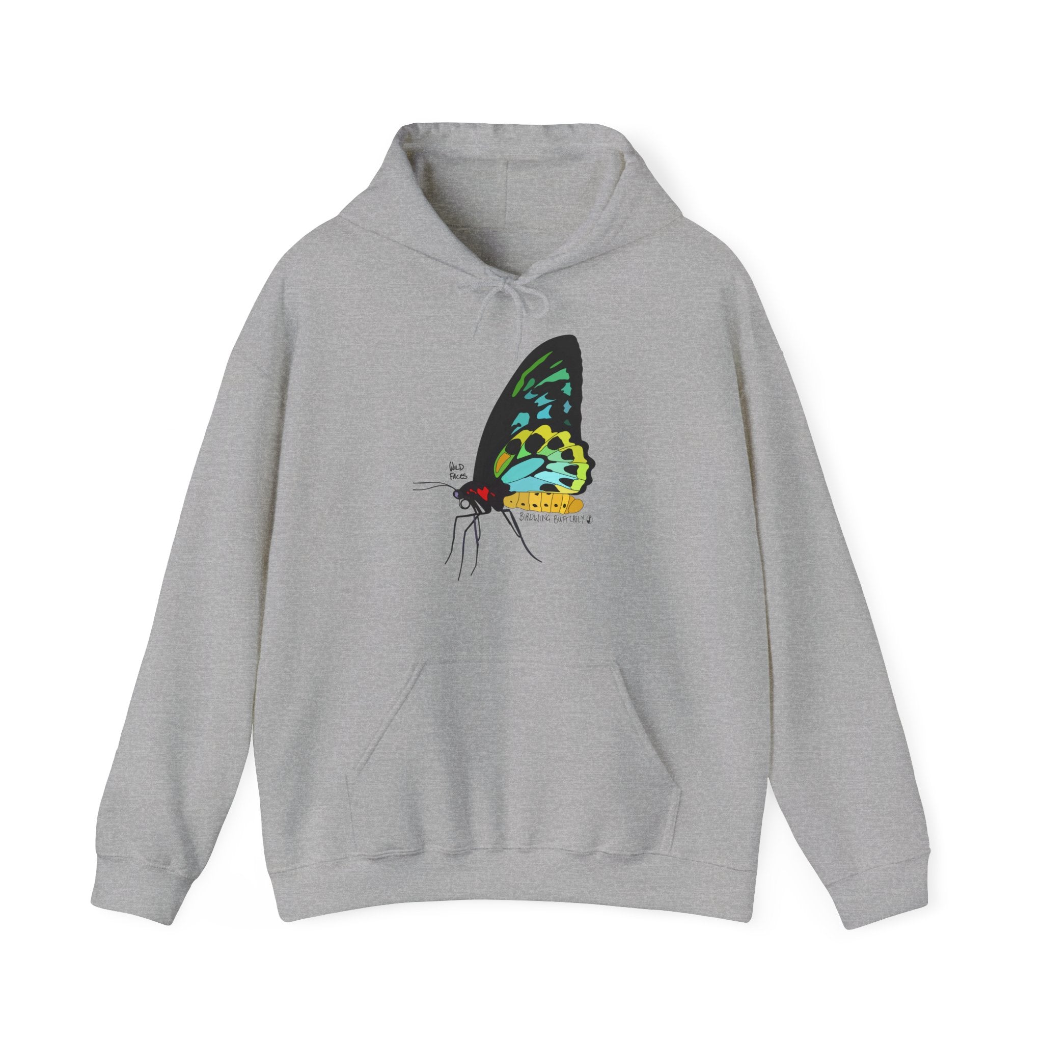 Birdwing Butterfly | Unisex Heavy Blend™ Hooded Sweatshirt Printify