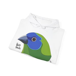 Blue-faced Parrotfinch | Unisex Heavy Blend™ Hooded Sweatshirt Printify
