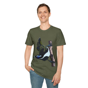 Blue-faced Honeyeater - Unisex Softstyle T-Shirt Printify