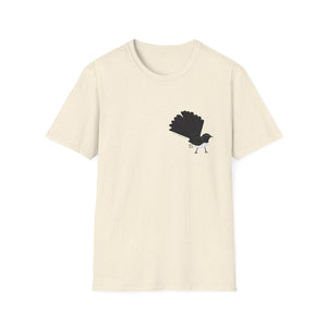 Willy Wagtail - Small design - Unisex Softstyle T-Shirt Printify