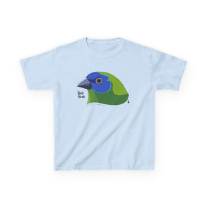 Blue-faced Parrotfinch | Kids Heavy Cotton™ Tee Printify
