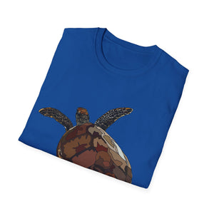 Green Turtle - Unisex Softstyle T-Shirt Printify