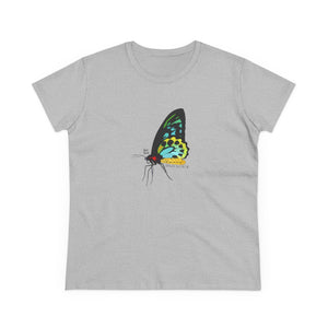 Birdwing Butterfly - Women's Midweight Cotton Tee Printify
