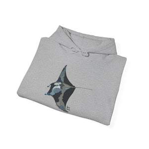 Reef Manta Ray | Unisex Heavy Blend™ Hooded Sweatshirt Printify