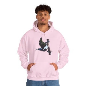Blue-faced Honeyeater | Unisex Heavy Blend™ Hooded Sweatshirt Printify