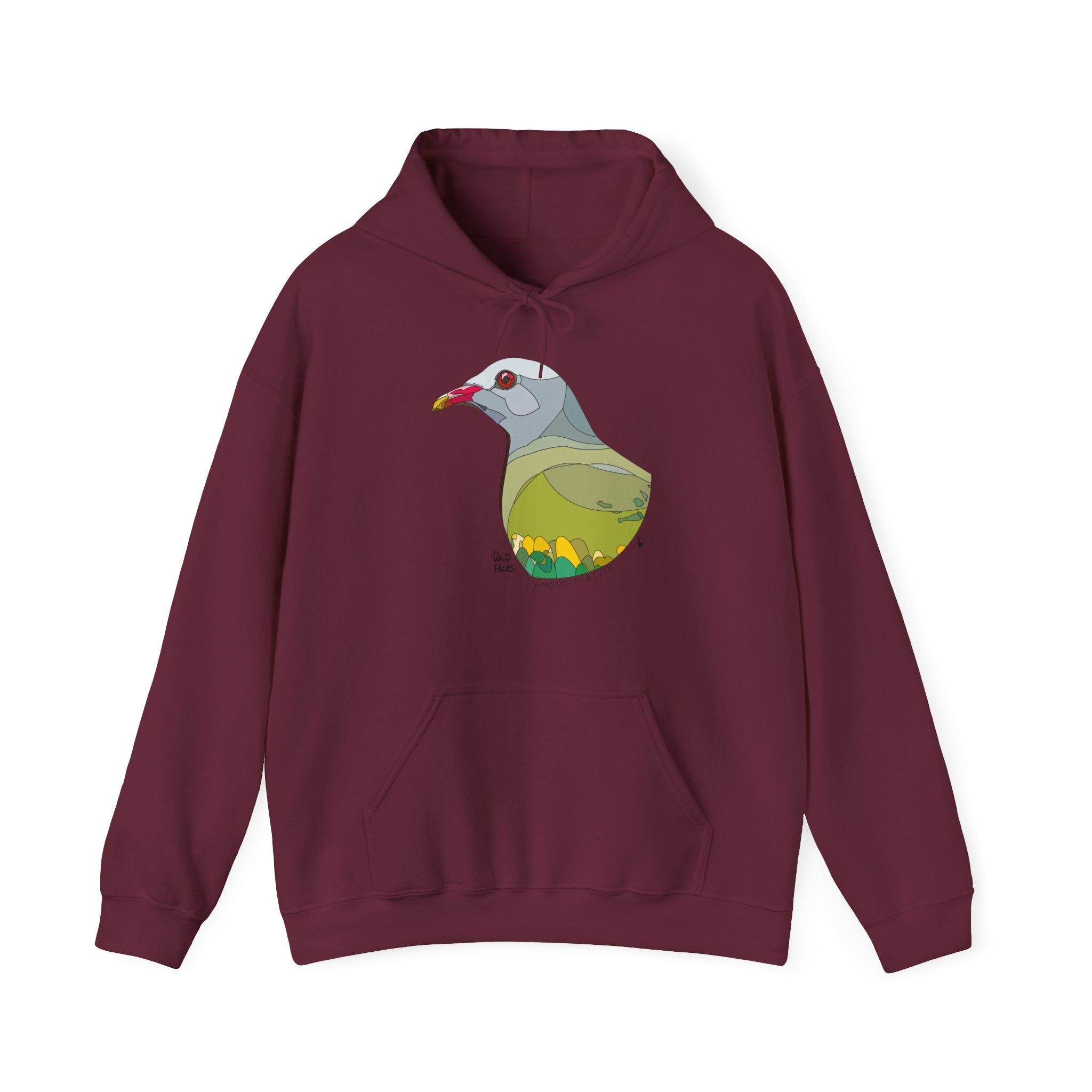Wompoo Fruit Dove | Unisex Heavy Blend™ Hooded Sweatshirt