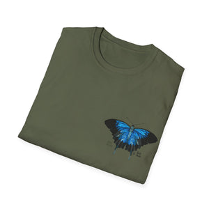 Ulysses Butterfly - Small design - Unisex Softstyle T-Shirt Printify