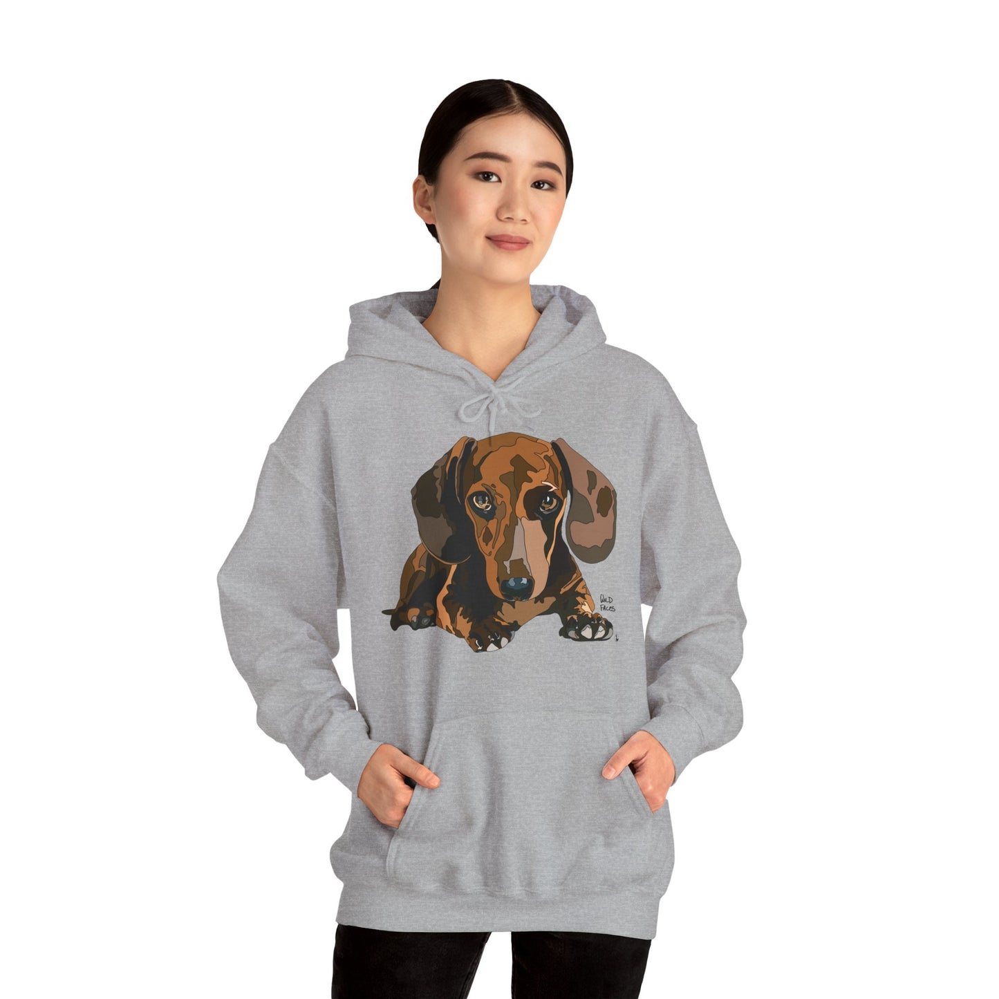 Dachshund (body) | Unisex Heavy Blend™ Hooded Sweatshirt