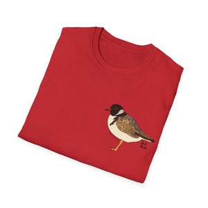 Hooded Plover - Small design - Unisex Softstyle T-Shirt Printify