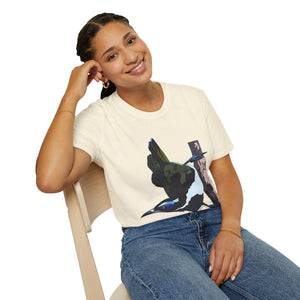 Blue-faced Honeyeater - Unisex Softstyle T-Shirt Printify