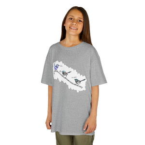 A trio of Fairy-wrens (spendid, superb and lovely) | Kids Heavy Cotton™ Tee Printify