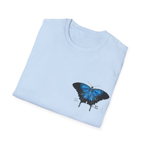 Ulysses Butterfly - Small design - Unisex Softstyle T-Shirt Printify