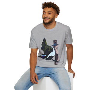 Blue-faced Honeyeater - Unisex Softstyle T-Shirt Printify