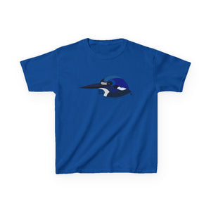 Forest Kingfisher (head) | Kids Heavy Cotton™ Tee Printify
