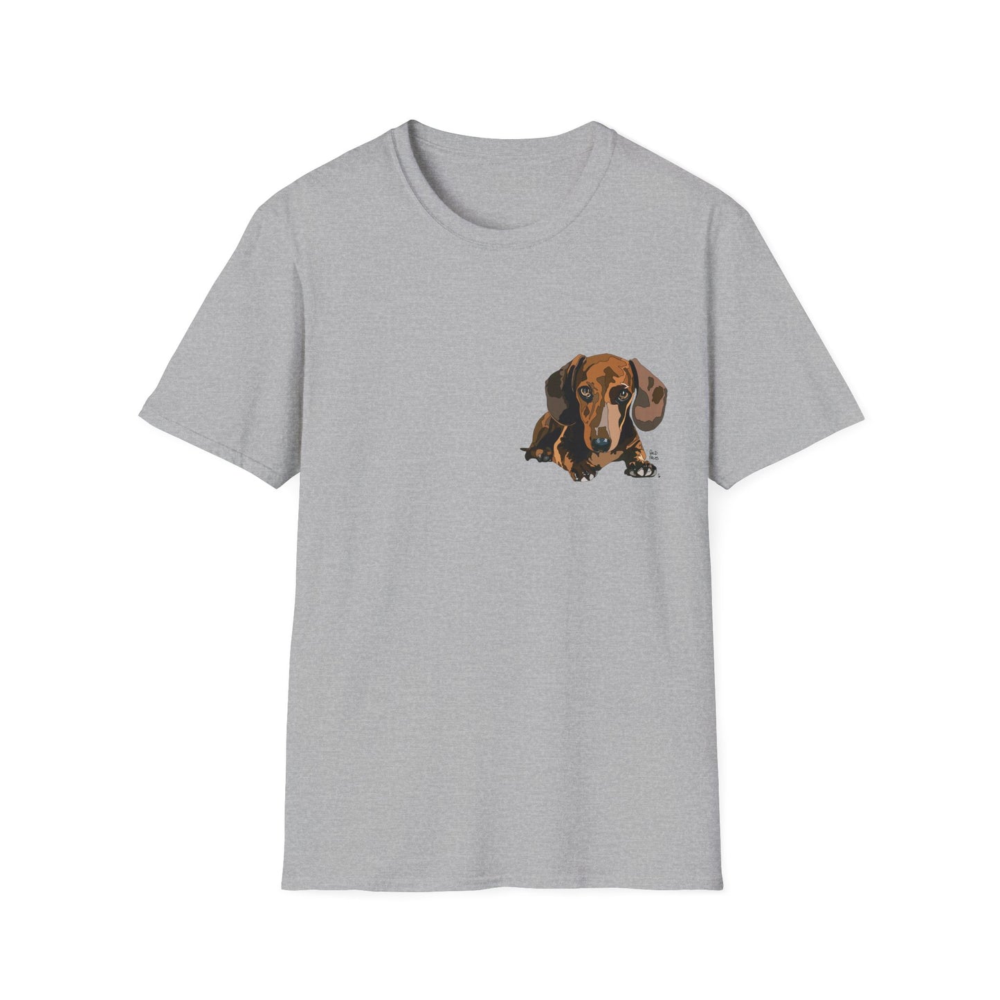 Dachshund (small body) - Unisex Softstyle T-Shirt