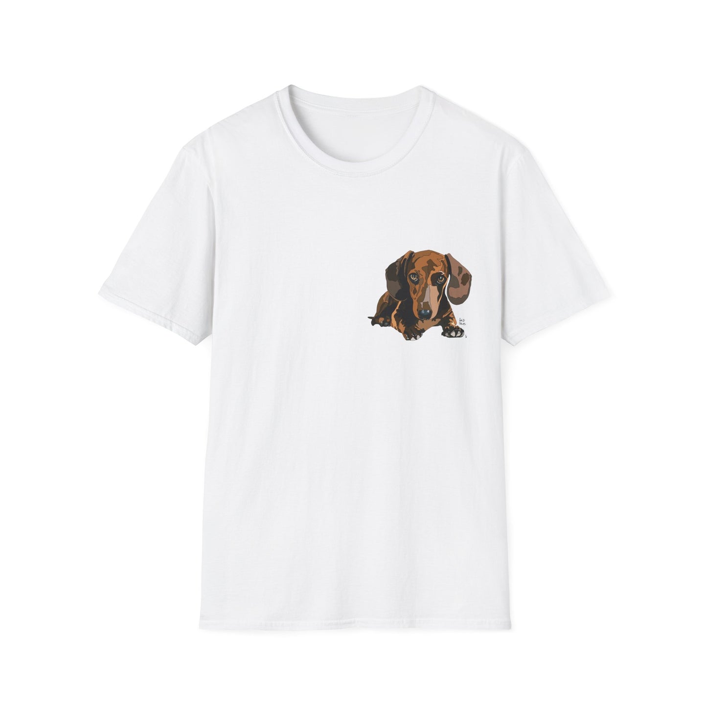 Dachshund (small body) - Unisex Softstyle T-Shirt