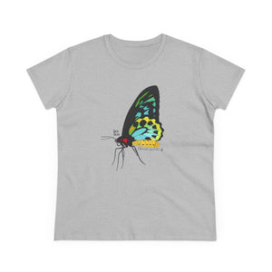 Birdwing Butterfly - Women's Midweight Cotton Tee Printify