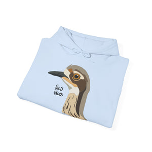 Bush-stone Curlew (head) | Unisex Heavy Blend™ Hooded Sweatshirt Printify