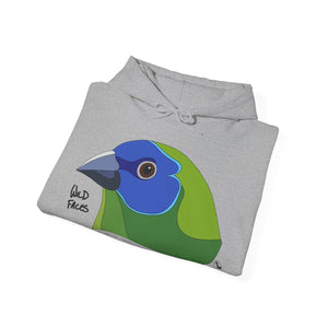 Blue-faced Parrotfinch | Unisex Heavy Blend™ Hooded Sweatshirt Printify