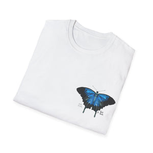 Ulysses Butterfly - Small design - Unisex Softstyle T-Shirt Printify