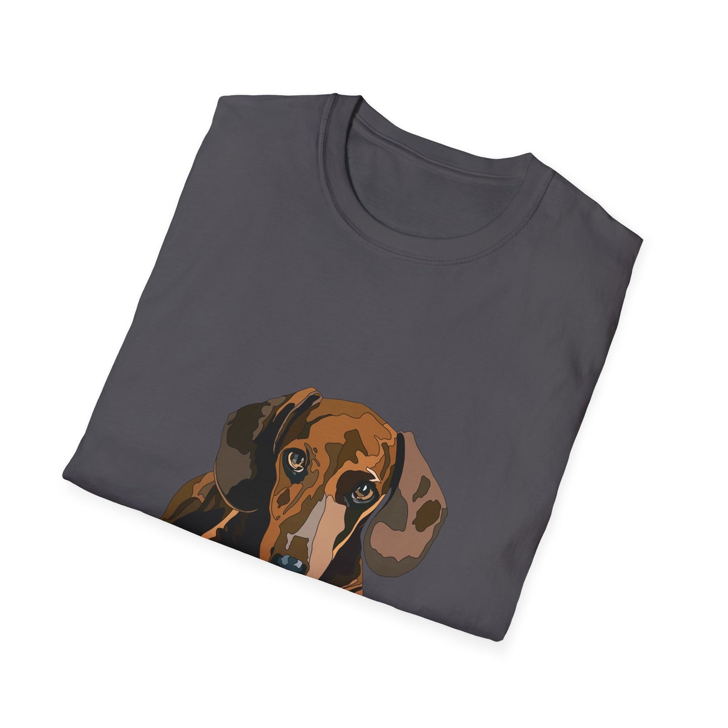 Dachshund (body) - Unisex Softstyle T-Shirt