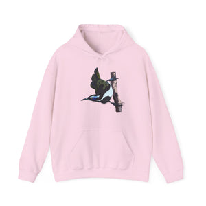 Blue-faced Honeyeater | Unisex Heavy Blend™ Hooded Sweatshirt Printify
