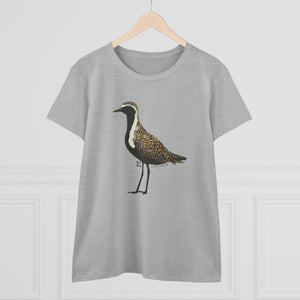 Golden Plover - Women's Midweight Cotton Tee Printify