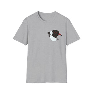 Hooded Plover Head-Small design- Unisex Softstyle T-Shirt Printify