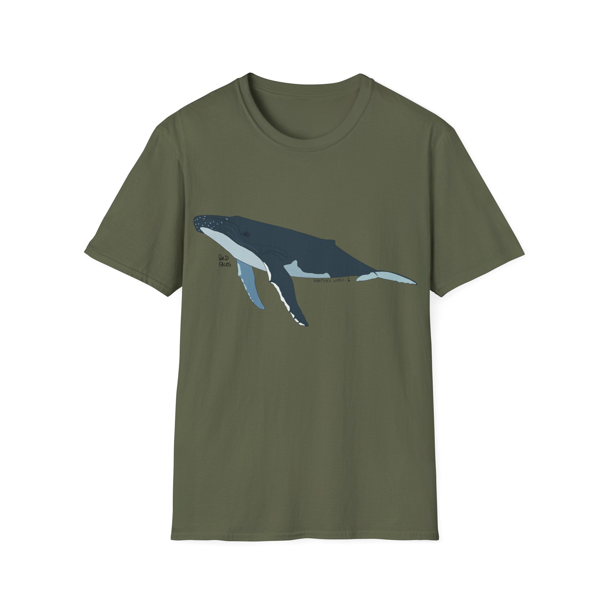 Humpback Whale - Unisex Softstyle T-Shirt