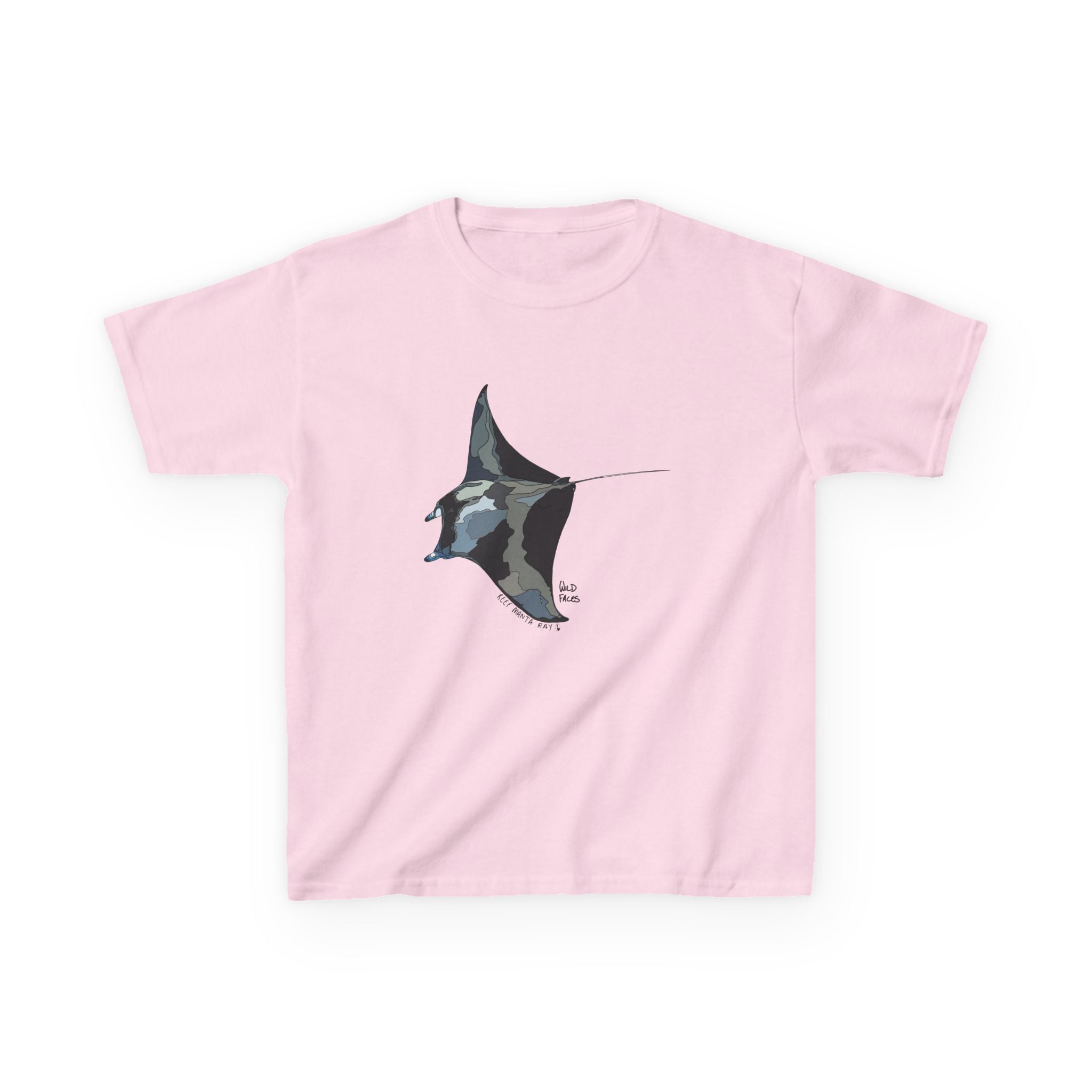 Reef Manta Ray| Kids Heavy Cotton™ Tee Printify