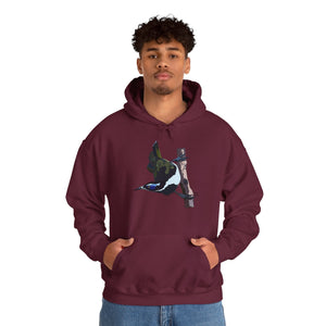 Blue-faced Honeyeater | Unisex Heavy Blend™ Hooded Sweatshirt Printify