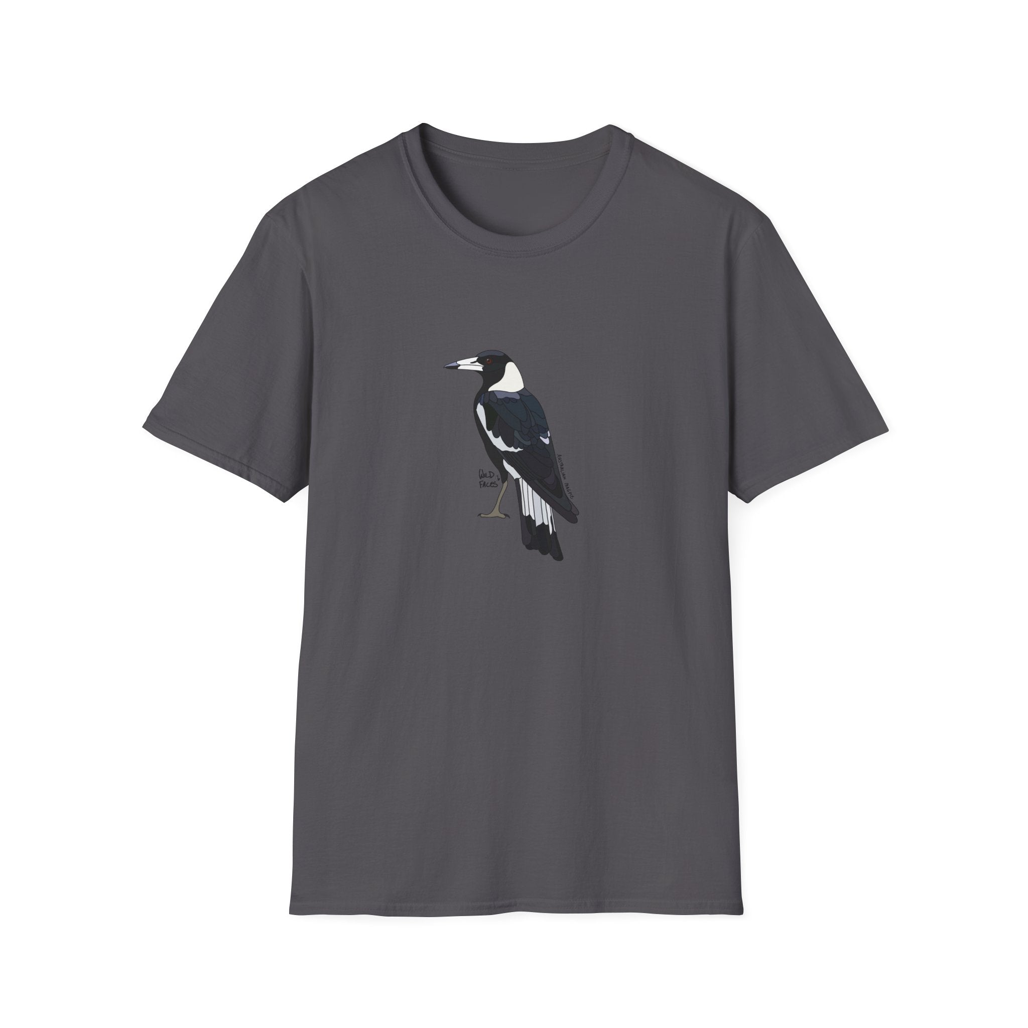 Australian Magpie - Unisex Softstyle T-Shirt