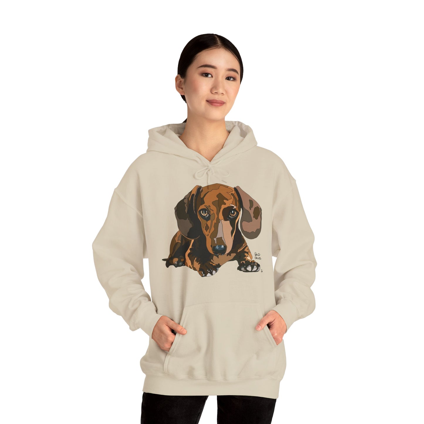 Dachshund (body) | Unisex Heavy Blend™ Hooded Sweatshirt