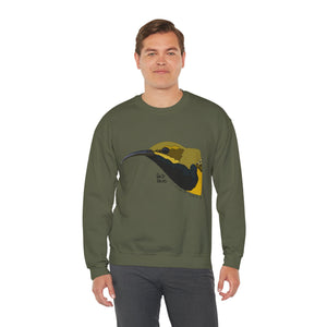 Olive-backed Sunbird Sweatshirt | Unisex Heavy Blend™ Crewneck Printify
