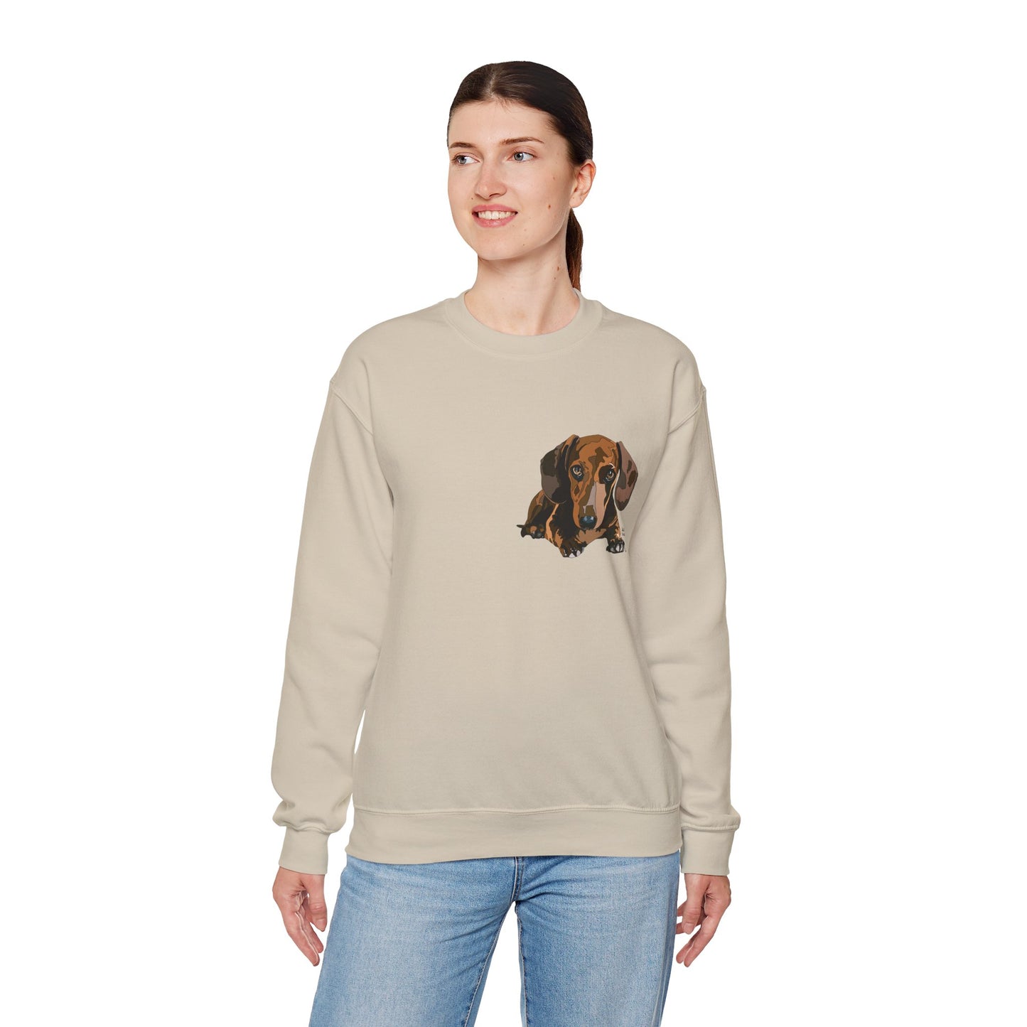 Dachshund (small body) | Unisex Heavy Blend™ Crewneck