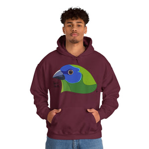 Blue-faced Parrotfinch | Unisex Heavy Blend™ Hooded Sweatshirt Printify