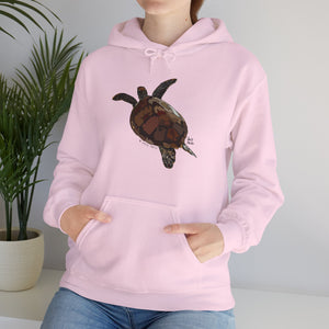 Green Turtle | Unisex Heavy Blend™ Hooded Sweatshirt Printify